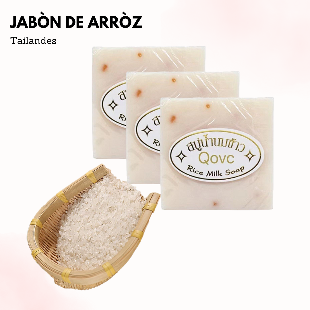 Jabón de arróz Tailandes PROMOCIÓN 2 UNIDADES EN 5$